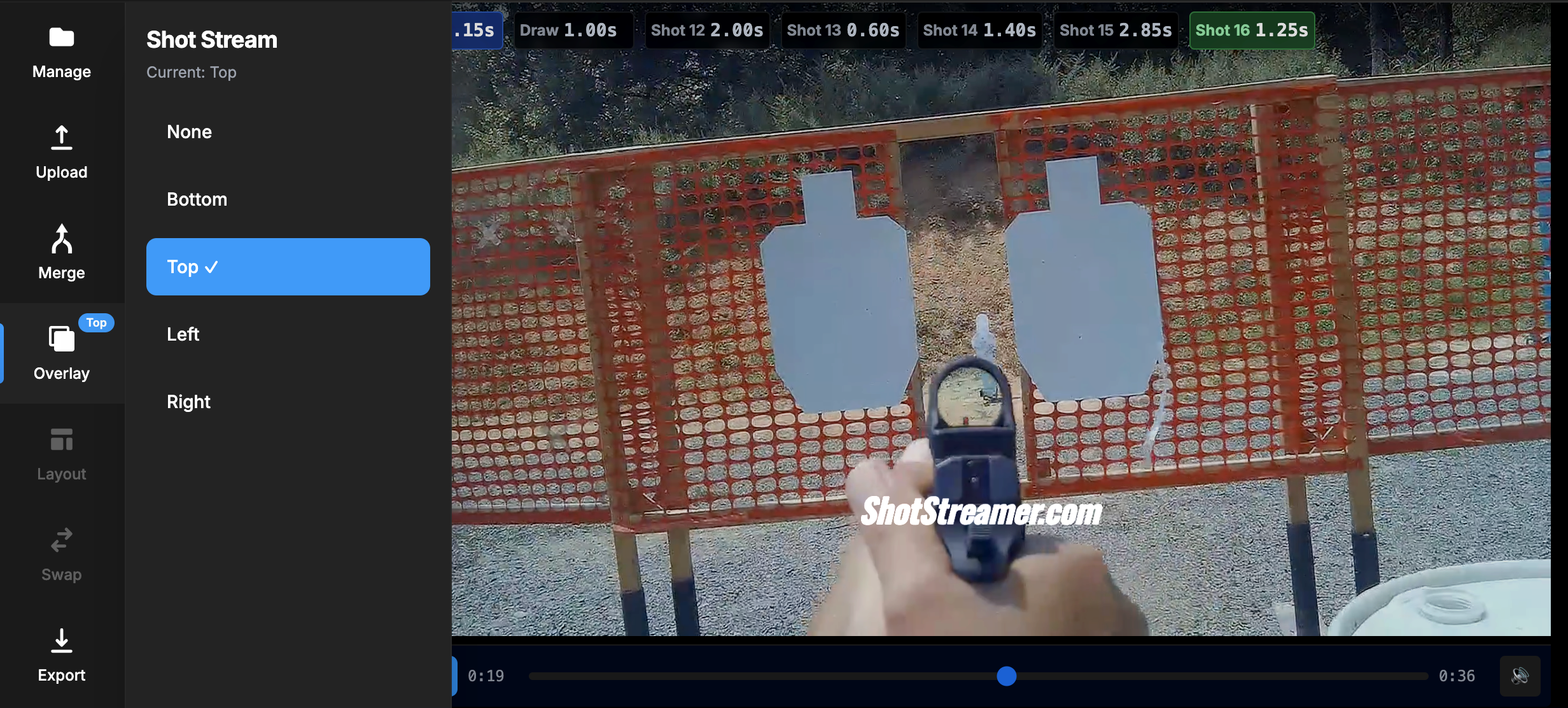 Shot Stream Overlays